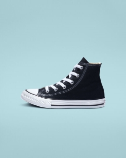 Converse Chuck Taylor All Star Fiu Magasszárú Fekete | IOYCTGS-HU